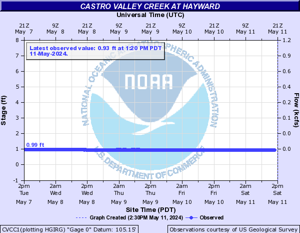 Castro Valley Creek at Hayward