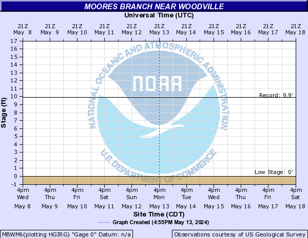 Moores Branch near Woodville