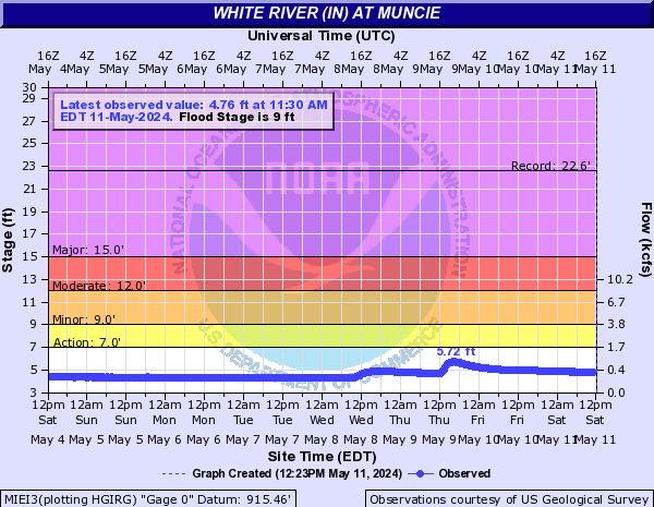 White River (IN) at Muncie