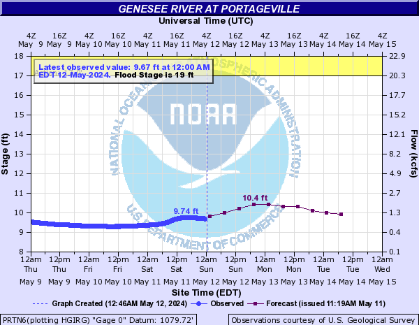 Genesee River at Portageville