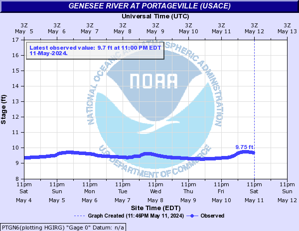 Genesee River at Portageville (USACE)