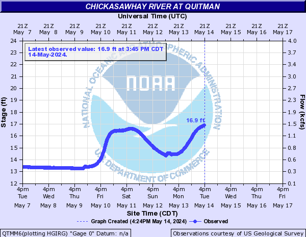 Chickasawhay River at Quitman