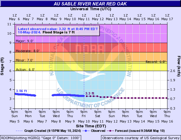 Au Sable River near Red Oak