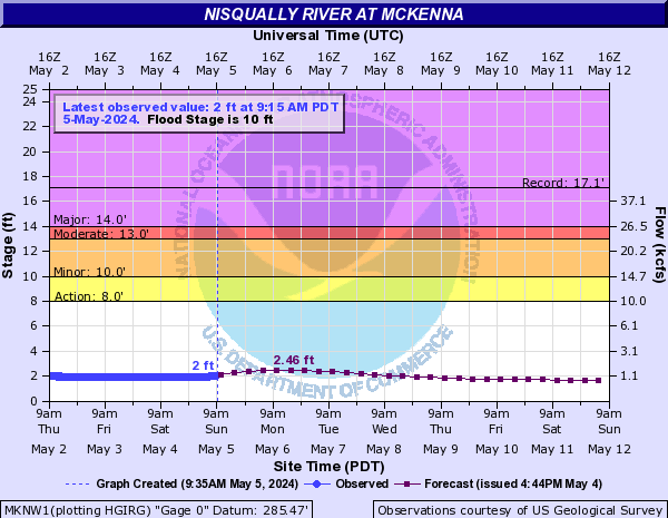 Nisqually River at McKenna
