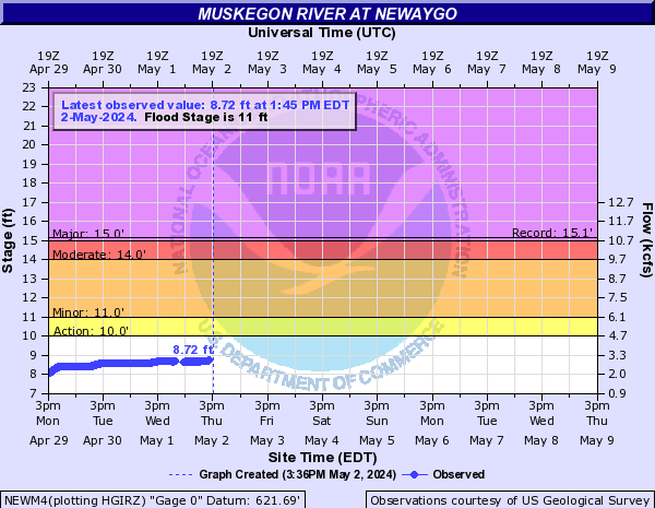 Muskegon River at Newaygo