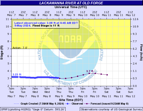 Lackawanna River at Old Forge